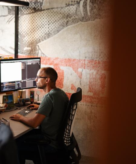 Arbeitsplatz bei Smarter Software © Daniel Waschnig Photography