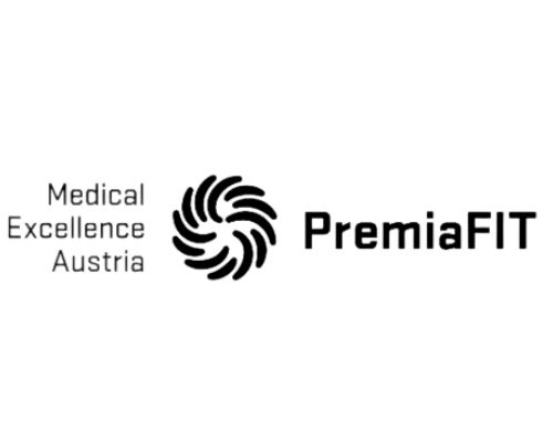 Dieses Bild zeigt das Logo Premia FIT Medical Excellence Austria